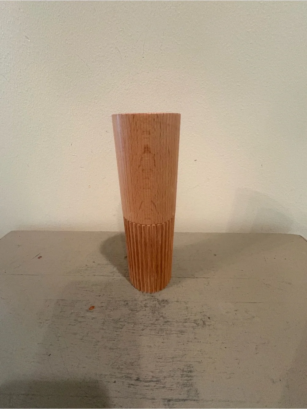Crate&Barrel Hanno Fluted Salt Mill Grinder